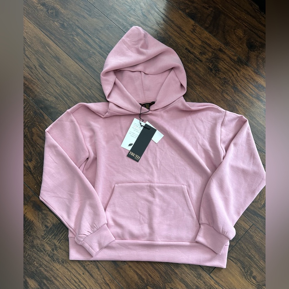 Truth by Republic Pink Hoodie XS NWT